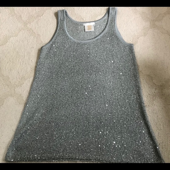NWOT Matty M sequin embellished tank Small - Picture 2 of 4